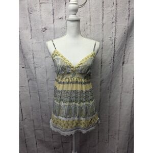 Vintage Wet Seal Top Y2K Womens S Fairy Grunge Boho Crochet Tank 90s Babydoll
